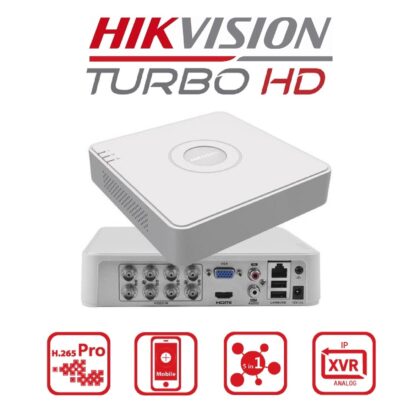 HIKVISION 8 Channel 1080P Lite Upto 2MP H.265 DVR