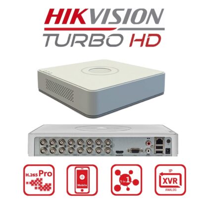 HIKVISION 16 Channel 1080P Lite Upto 2MP H.265 DVR