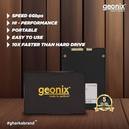 EONIX SATA 2.5" 128GB Internal Solid State Drive 6Gb/s | Fast Performance | Read/Write Speed Upto - 570/500 MB/s | Quad Channel Controller Compatible with PC and Laptop | 5 Years Warranty. - Image 3