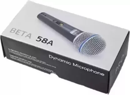 BETA 58A is a high-output supercardioid dynamic vocal microphone